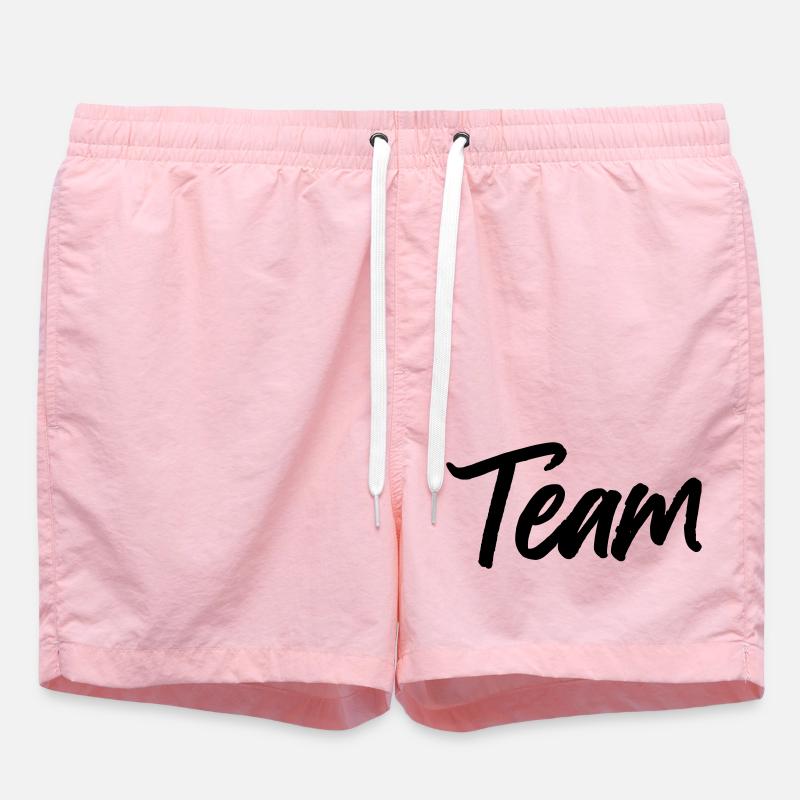 Team - Badeshorts - Pink