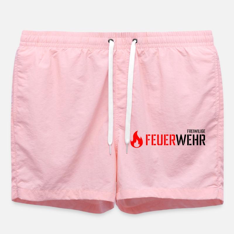 Feuerwehr - Badeshorts - Pink