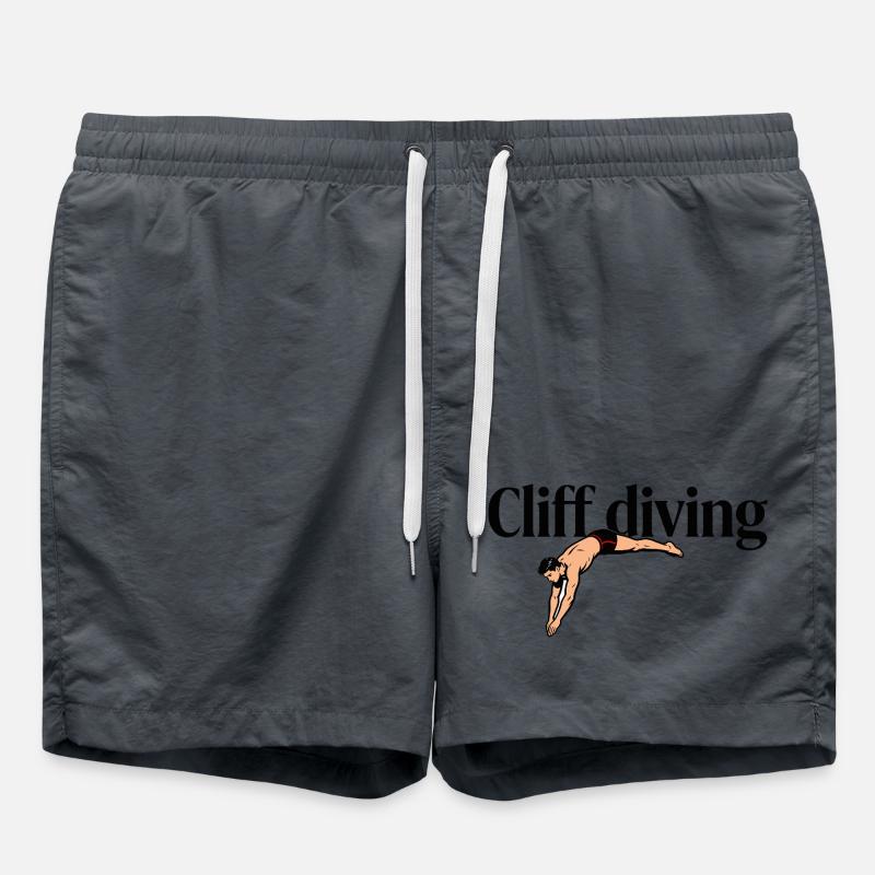cliff diving - Swim Trunks - undefined