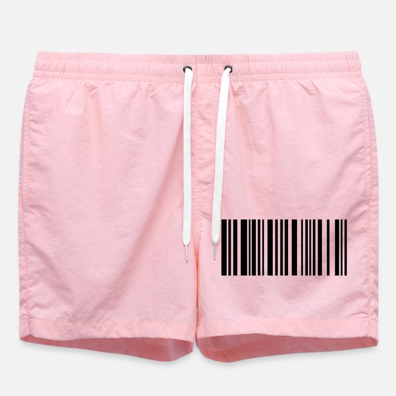 barcode - Swim Trunks - pink