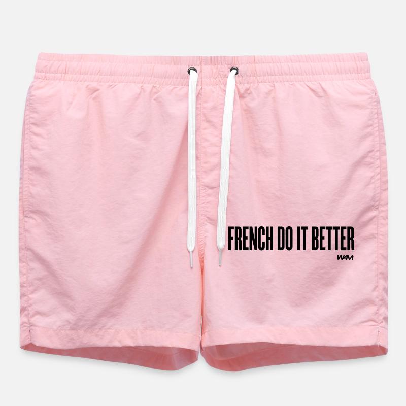 french do it better - Badeshorts - Pink