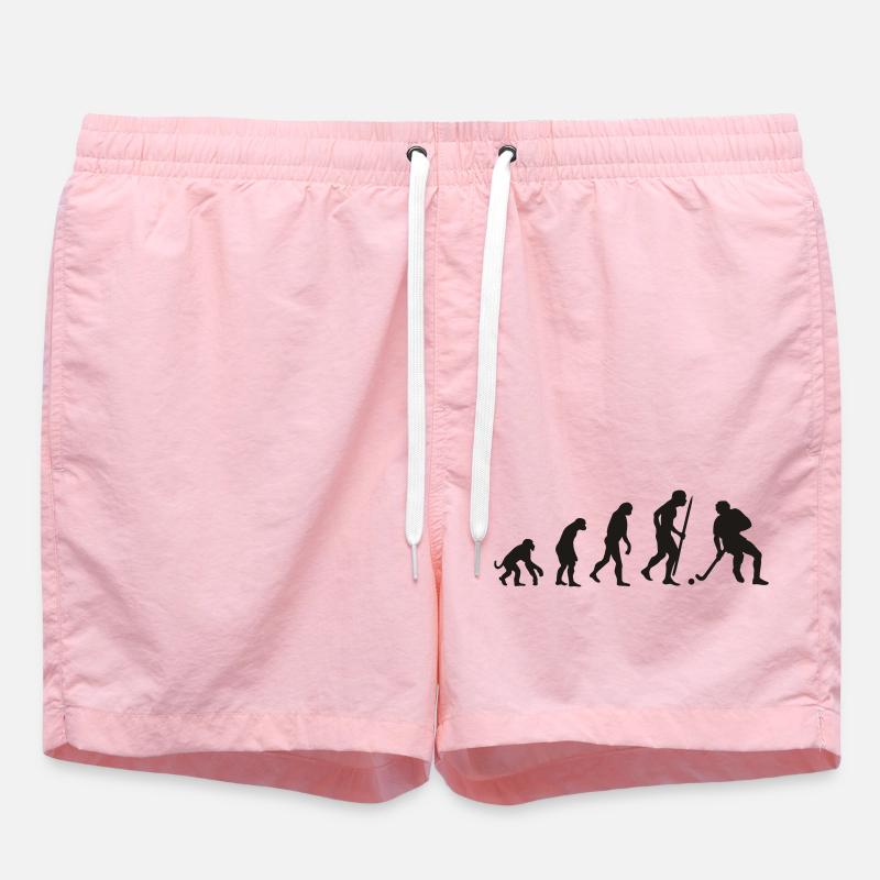 Evolution der Feldhockey - Badeshorts - Pink