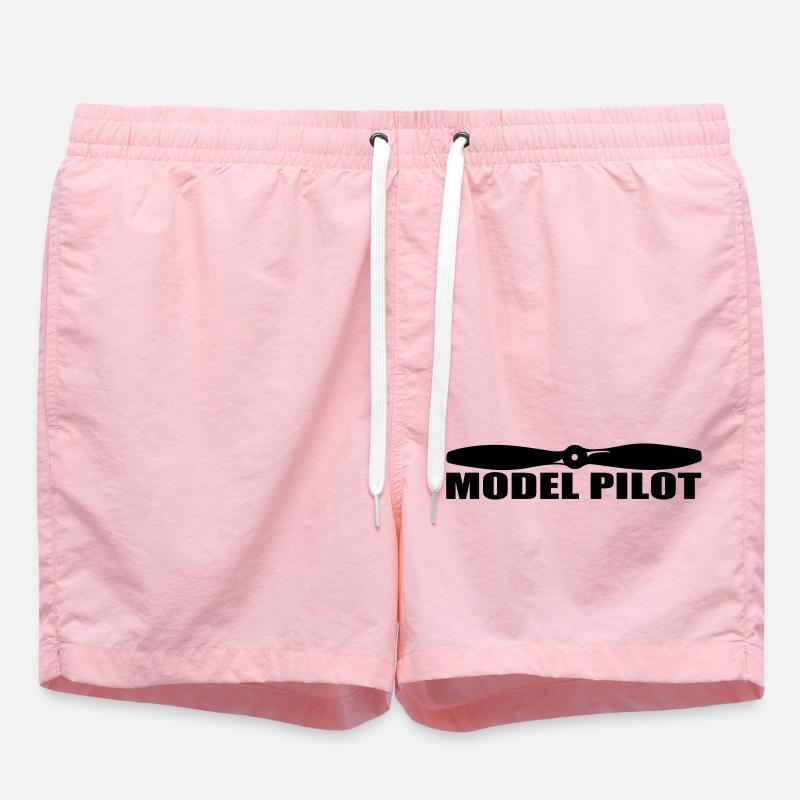 model_pilot - Swim Trunks - pink