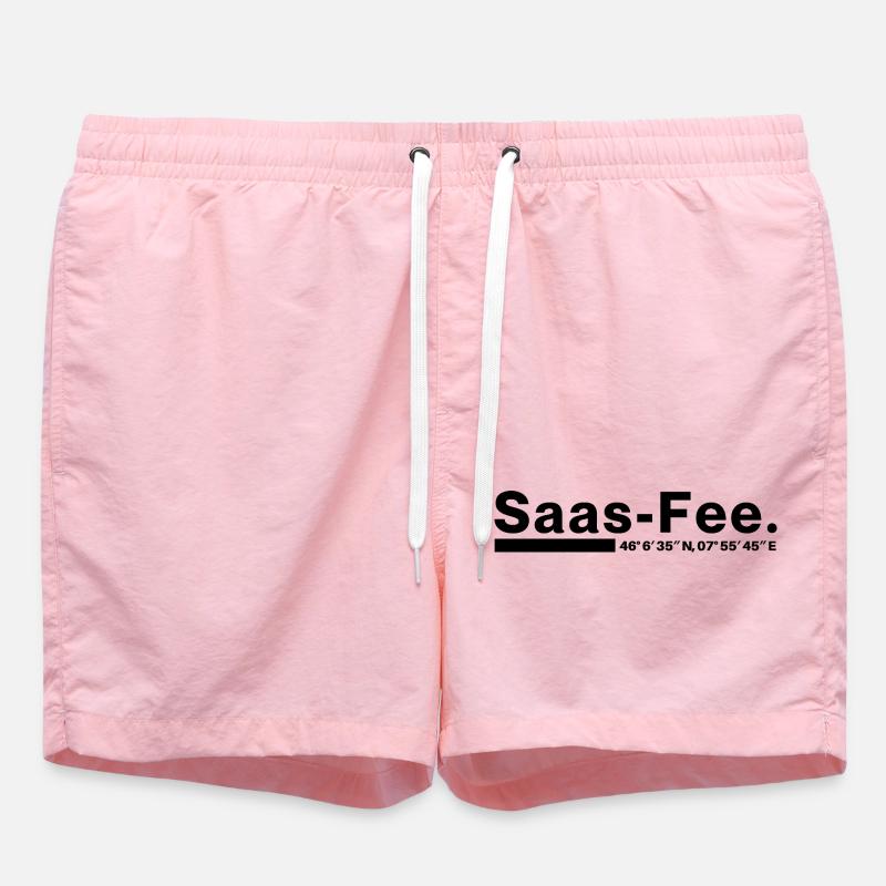 Coordonnées Saas-Fee Valais, Suisse - Short de bain - rose