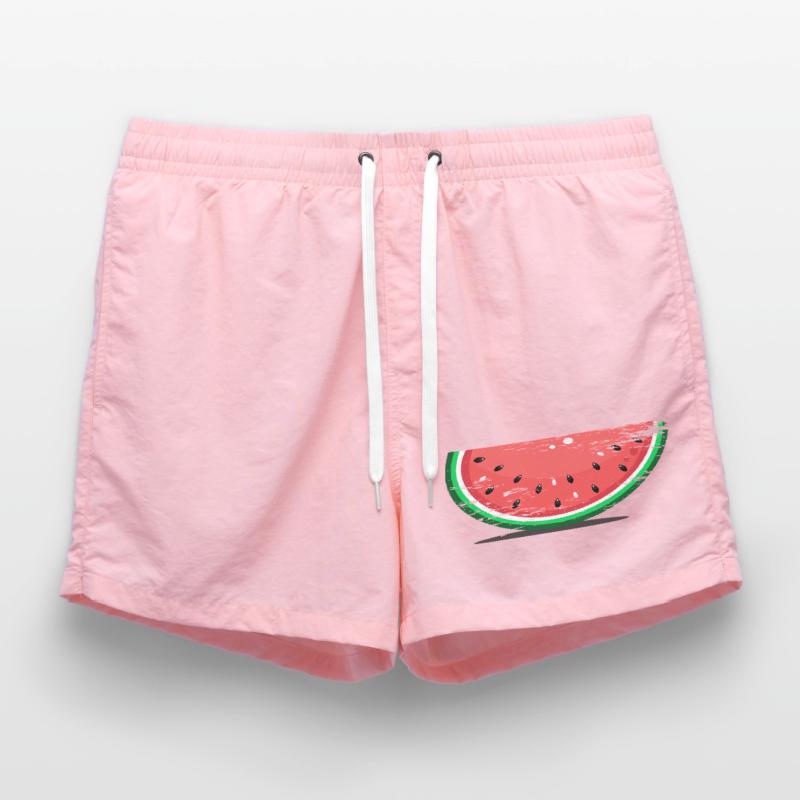 Tranche de conception de pastèque utilisée Short de bain