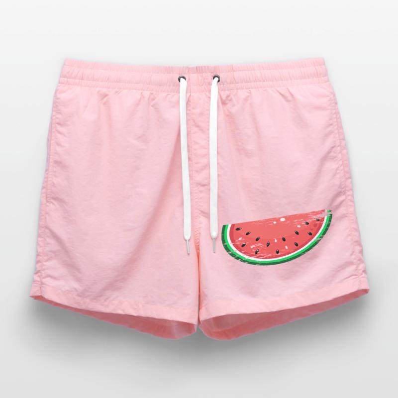 Tranche de conception de pastèque utilisée Short de bain