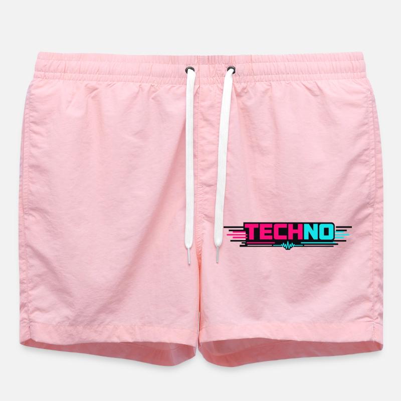 Techno Neon Puls - Swim Trunks - pink