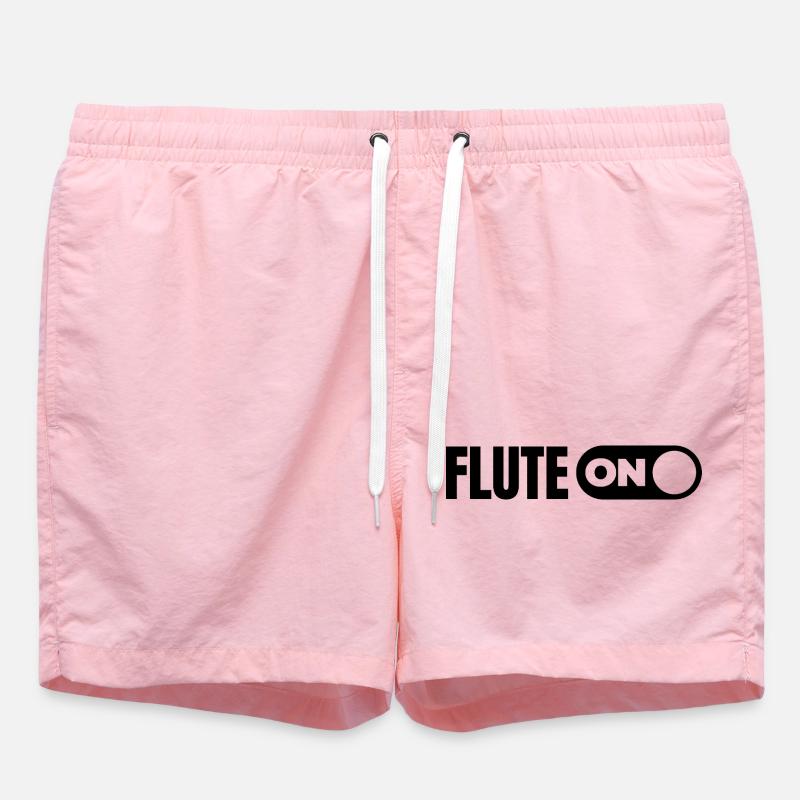 Turn on the flute - Swim Trunks - pink