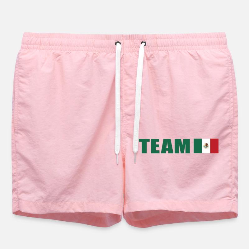 Support Team Mexico - Swim Trunks - pink
