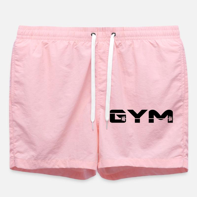 gym musculation - Short de bain - rose