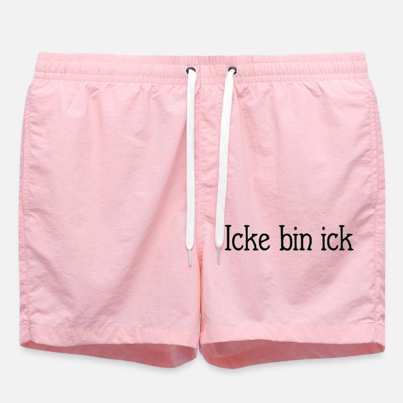 Icke bin ick Berlin - Short de bain - rose
