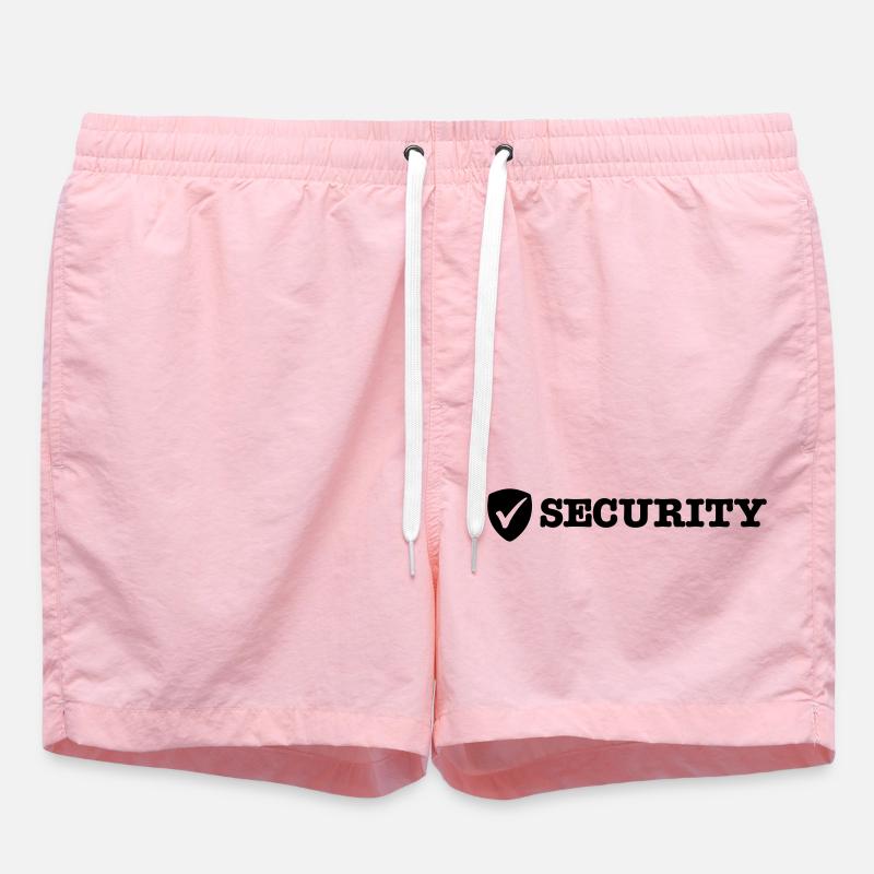 security sécurité - Short de bain - rose