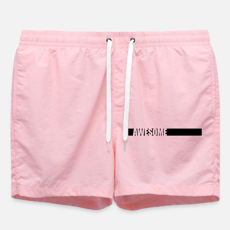 Bar Awesome Logo - Short de bain - rose