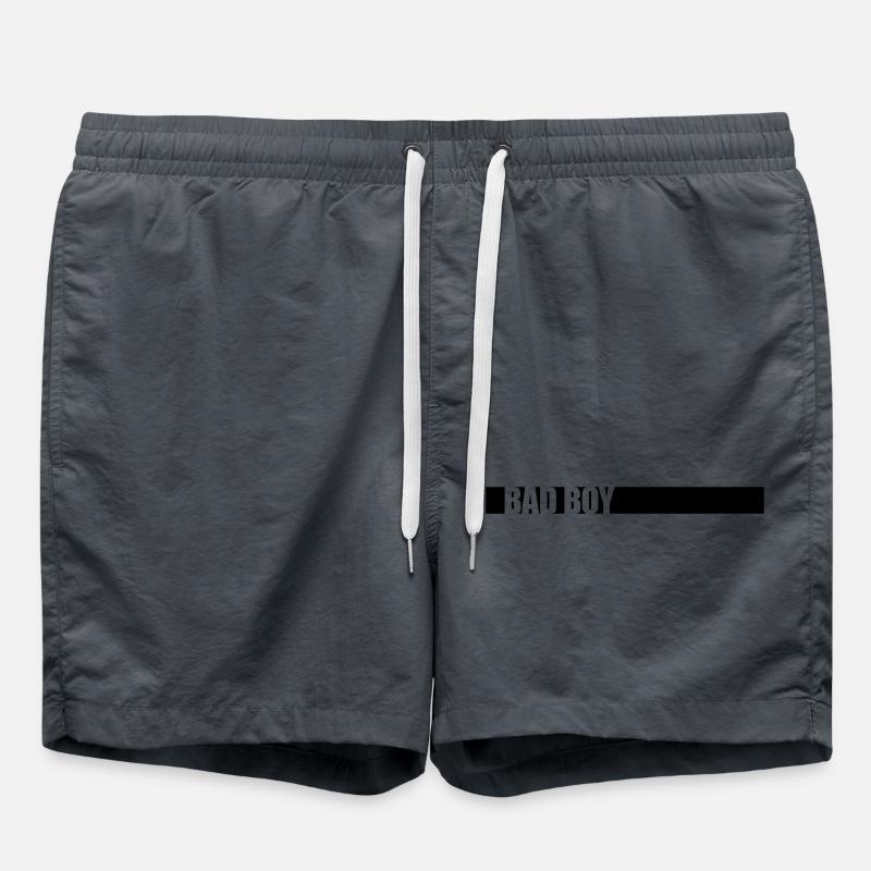 Bad Boy Saying - Swim Trunks - undefined