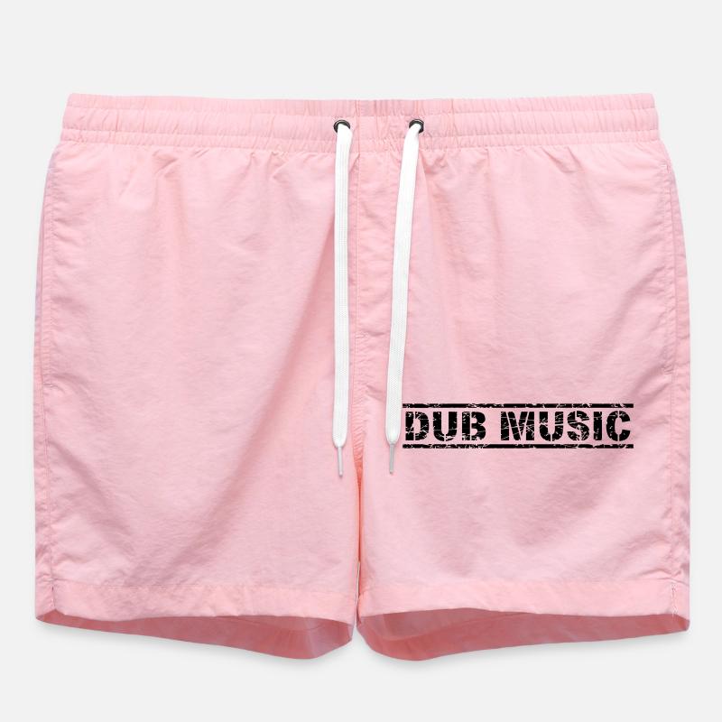 Musique dub - Short de bain - rose
