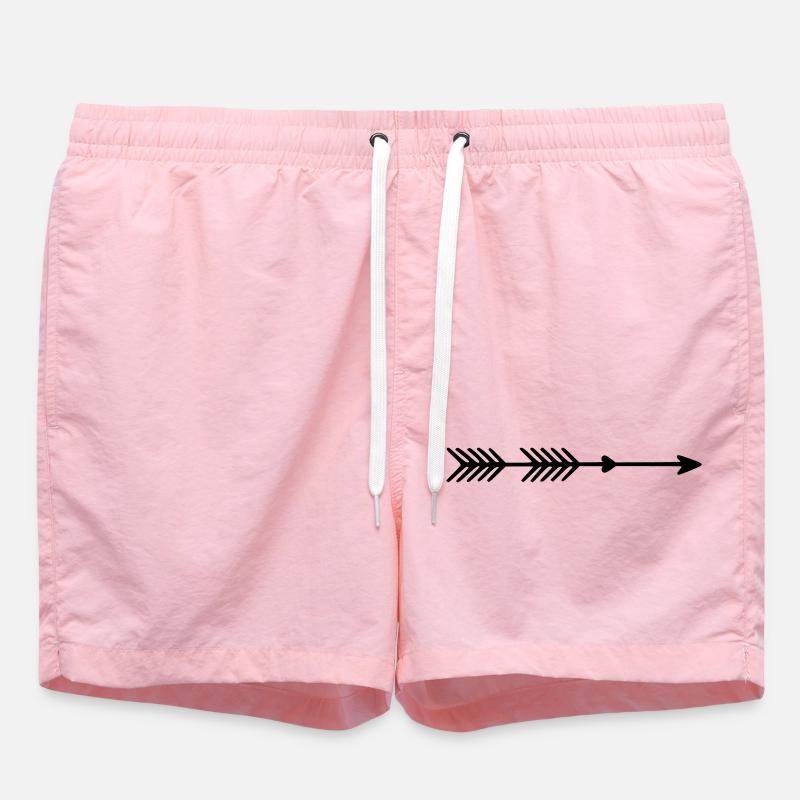 Flèche droite - Short de bain - rose