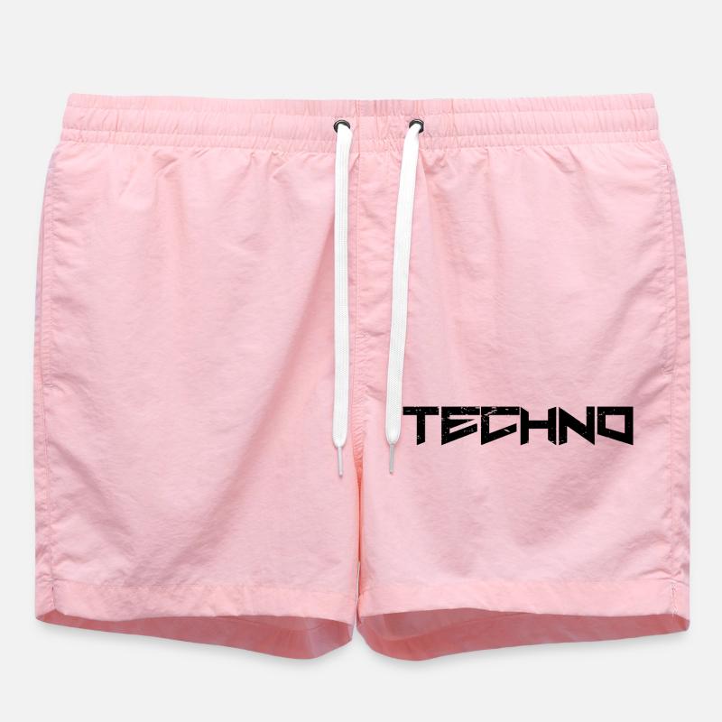 Techno - Swim Trunks - pink