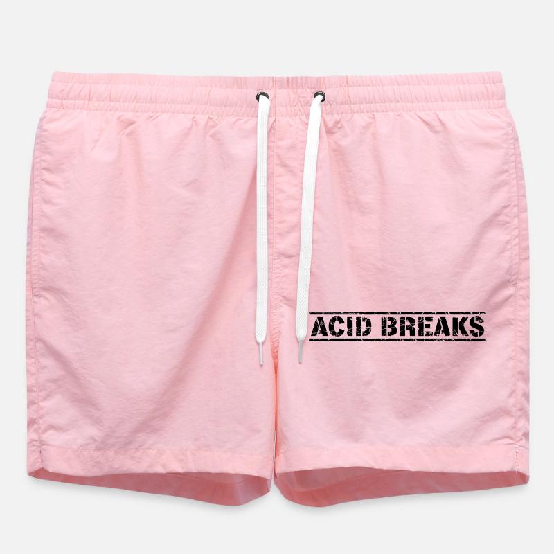 Acid Breaks - Swim Trunks - pink