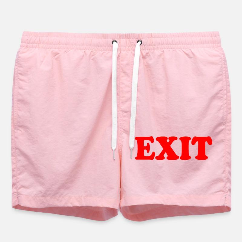 Exit - Swim Trunks - pink