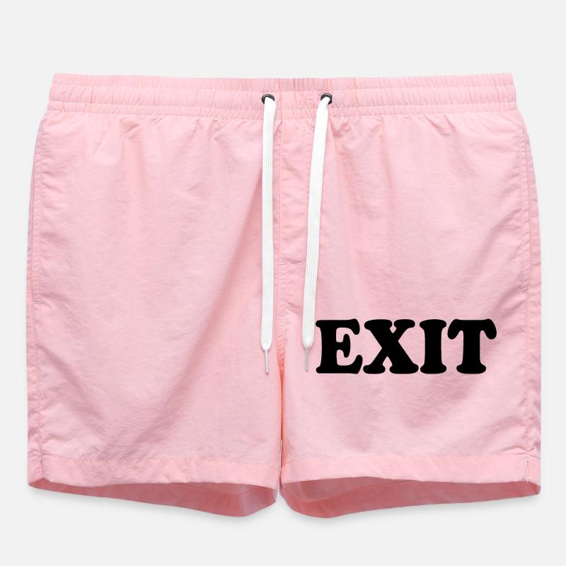 Exit - Swim Trunks - pink