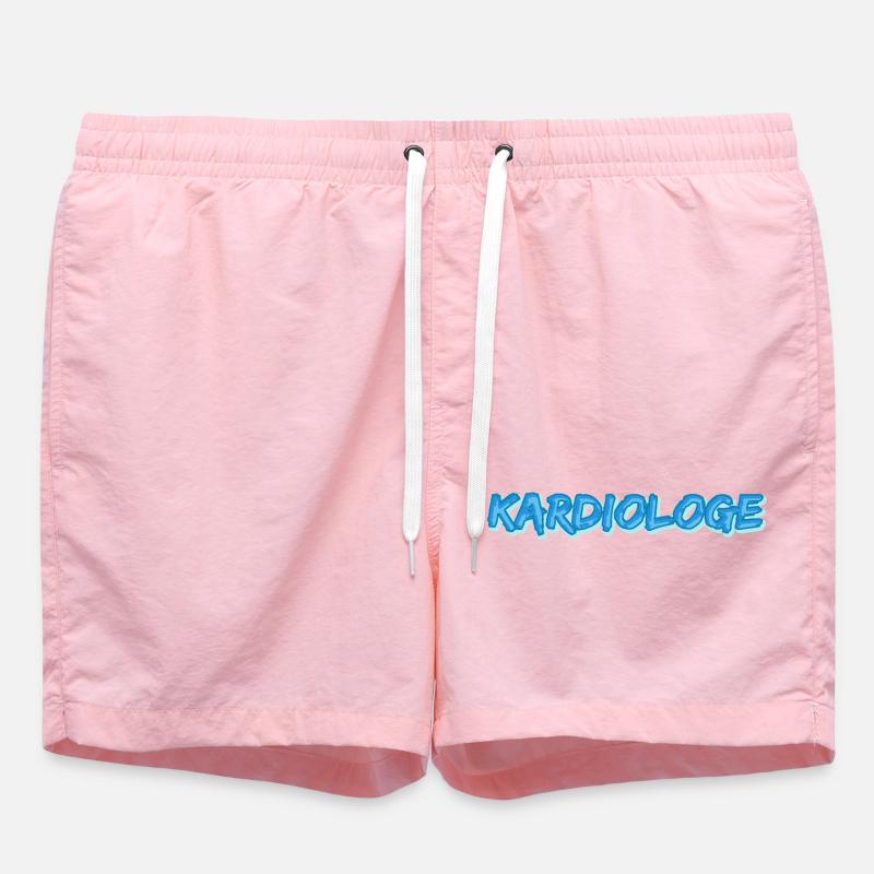 Cardiologist as a comic - Swim Trunks - pink