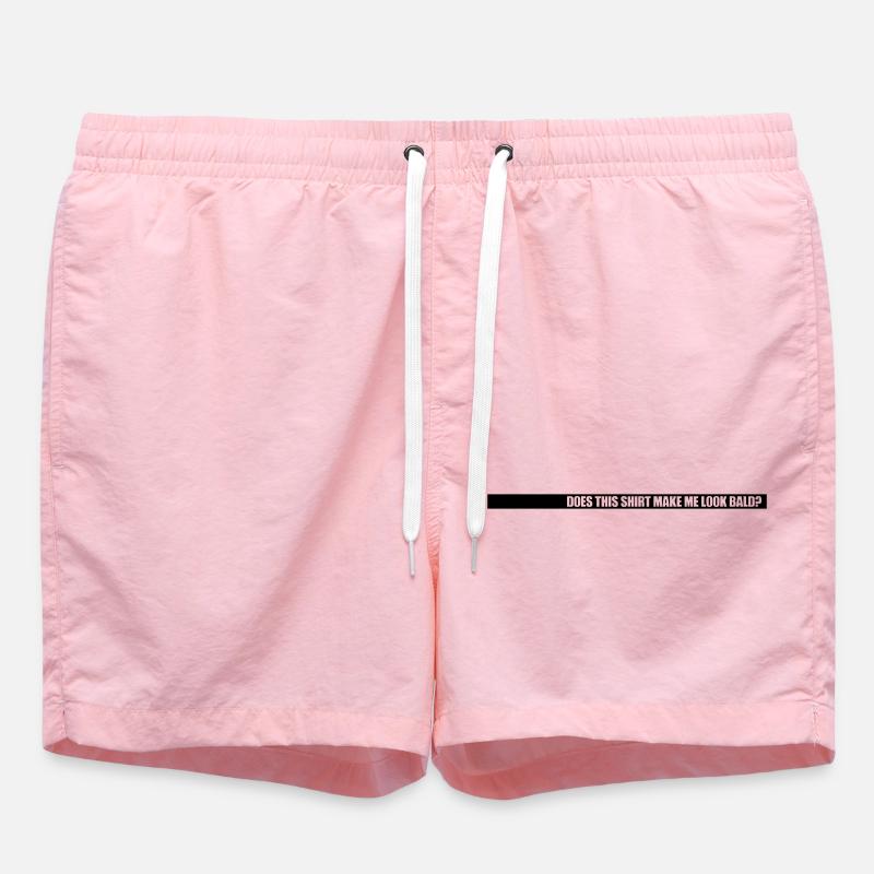 look soon shirt quote - Swim Trunks - pink