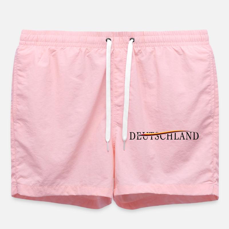 DEUTSCHLAND Logo with map - Badeshorts - Pink