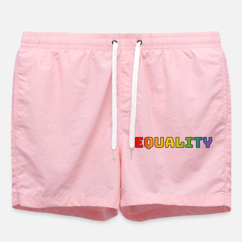 Regenbogen equality 1 - Badeshorts - Pink