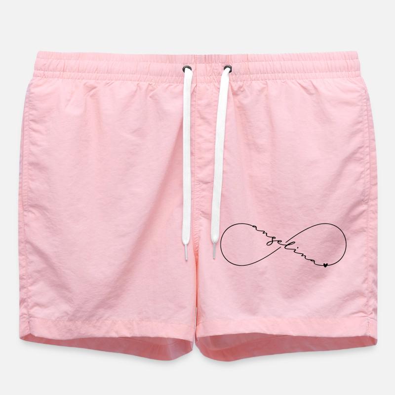 Angelina Nom Symbole de l’Infini - Short de bain - rose