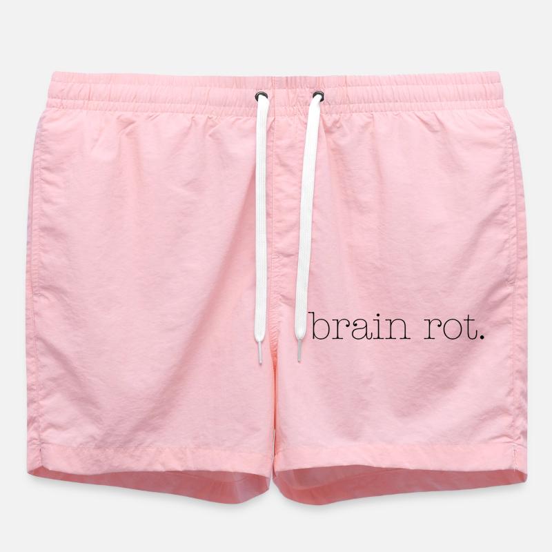 brain rot - Swim Trunks - pink
