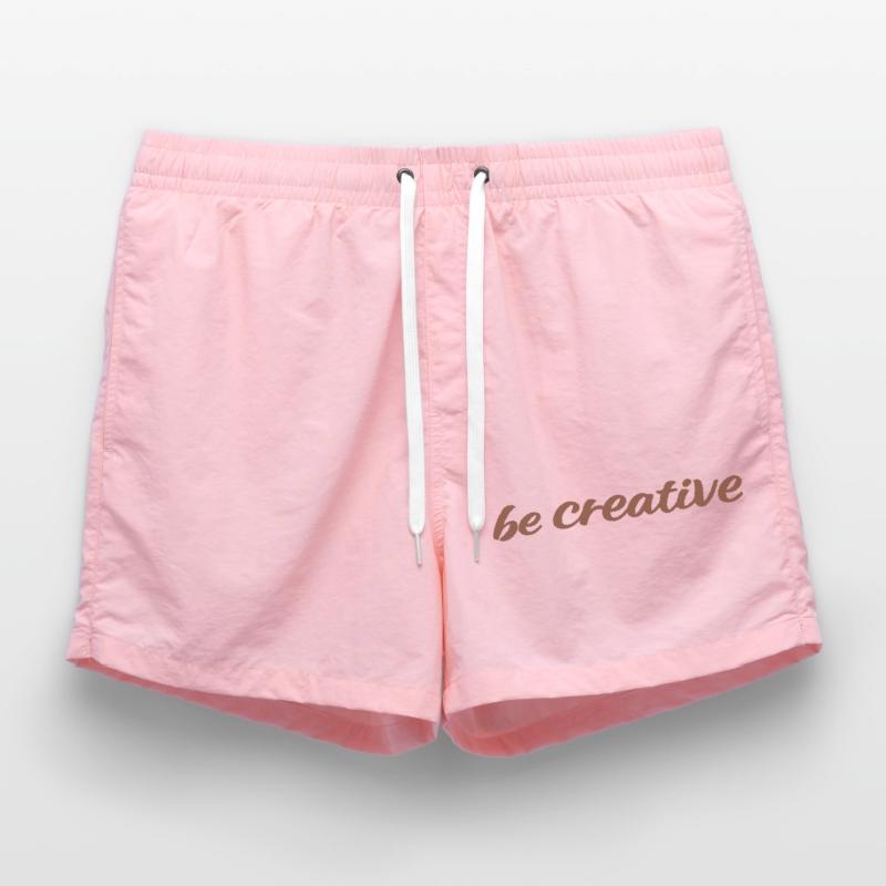Be Creative Script Marron Short de bain