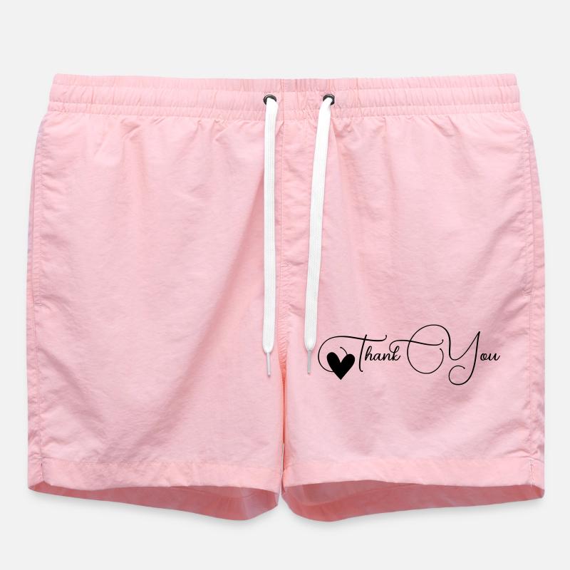 Merci Font Line - Short de bain - rose