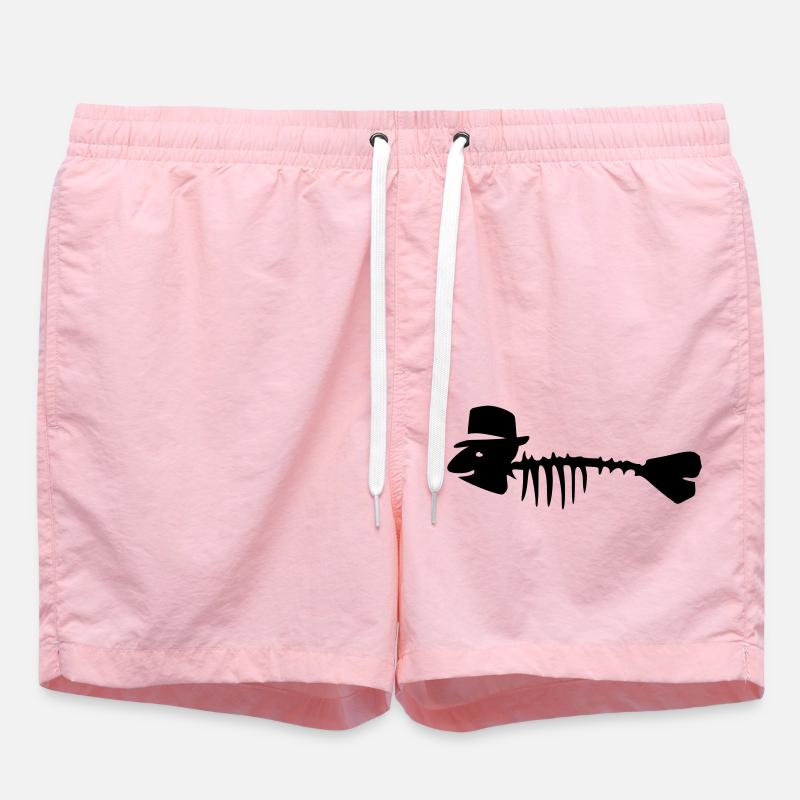 Fishbone avec chapeau - Short de bain - rose