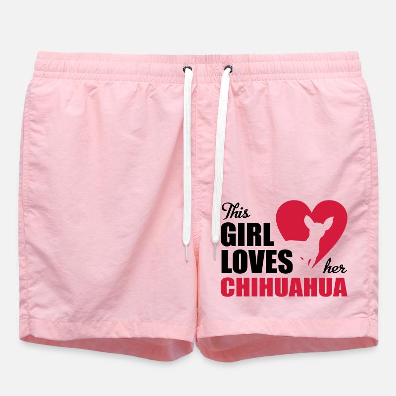 chihuahua - Badeshorts - Pink