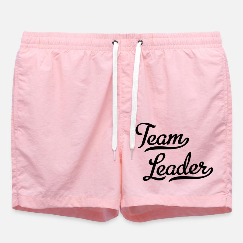 Chef d’équipe - Short de bain - rose