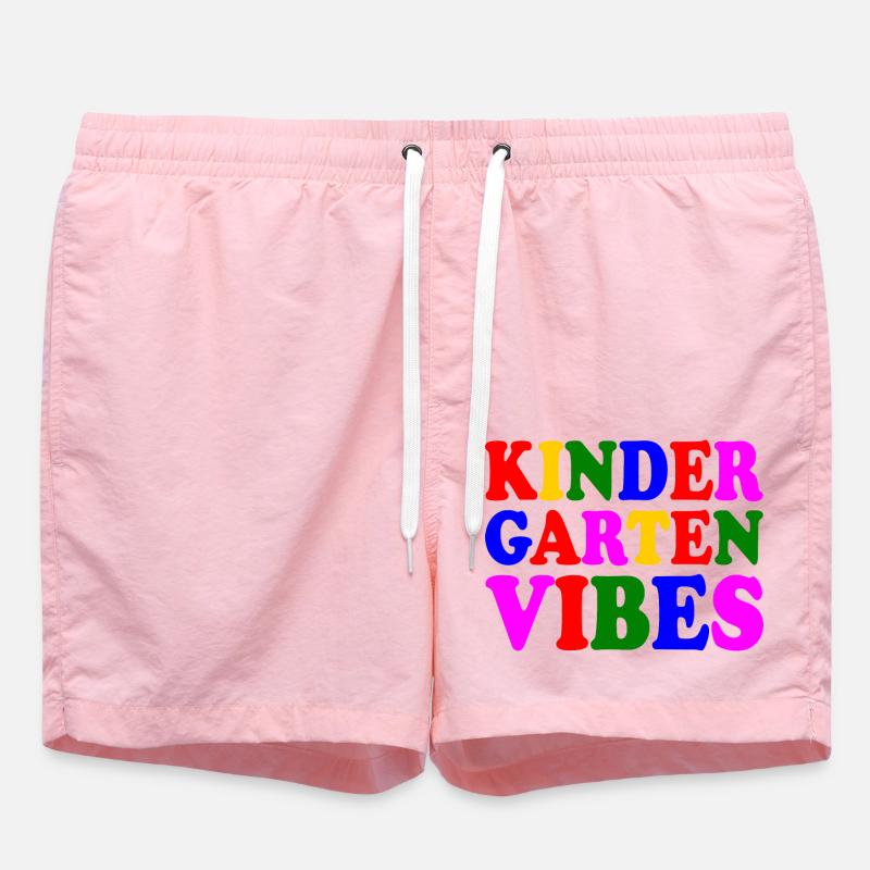 kindergarten vibes - Short de bain - rose