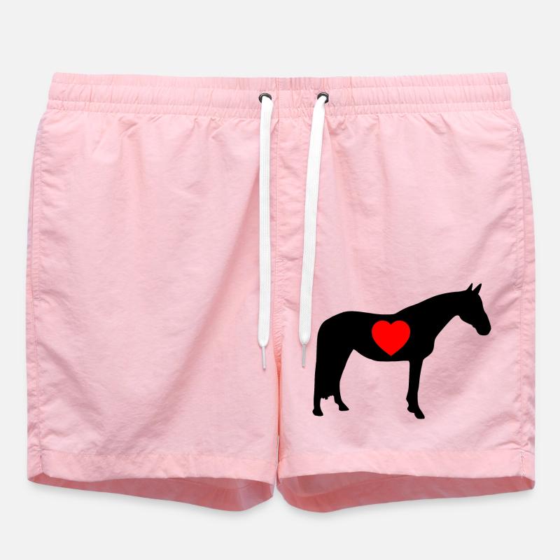 Cheval - Short de bain - rose
