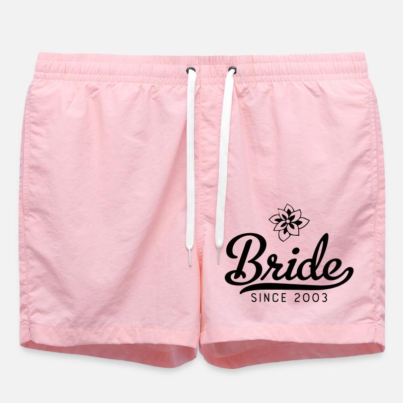 Bride since 2003 - Swim Trunks - pink