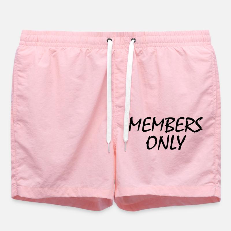 members only - Short de bain - rose