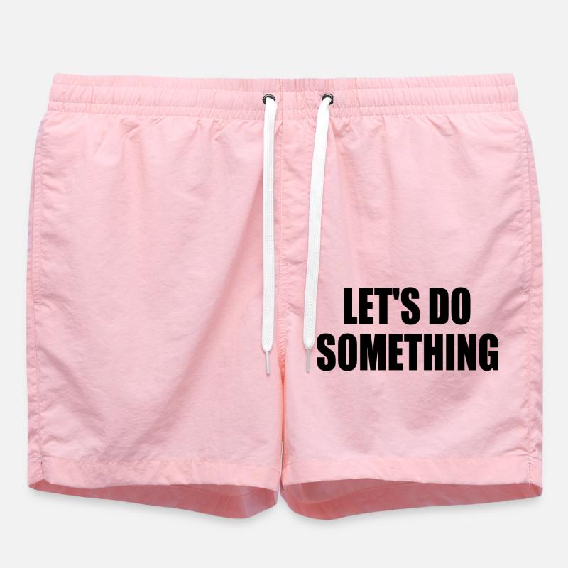 lets do something - Swim Trunks - pink