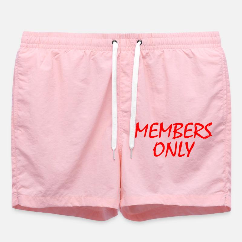 members only - Short de bain - rose