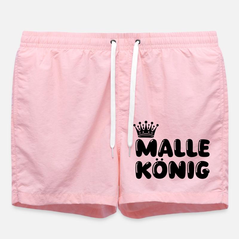 Malle König - Swim Trunks - pink