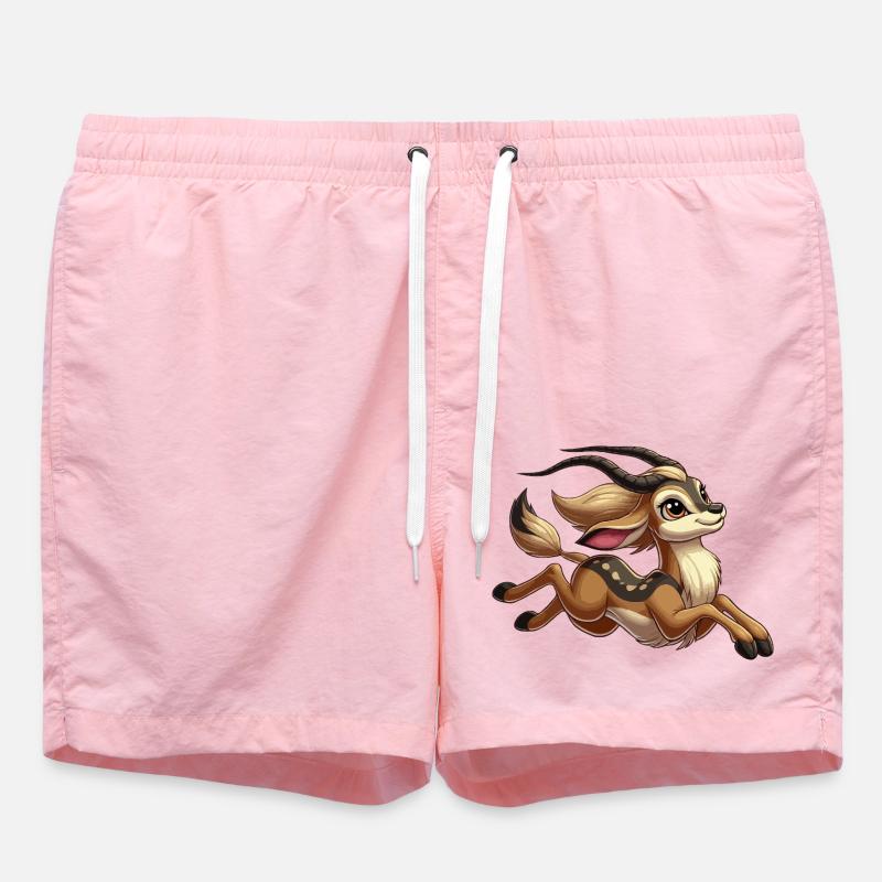 Fille antilope courant - Short de bain - rose