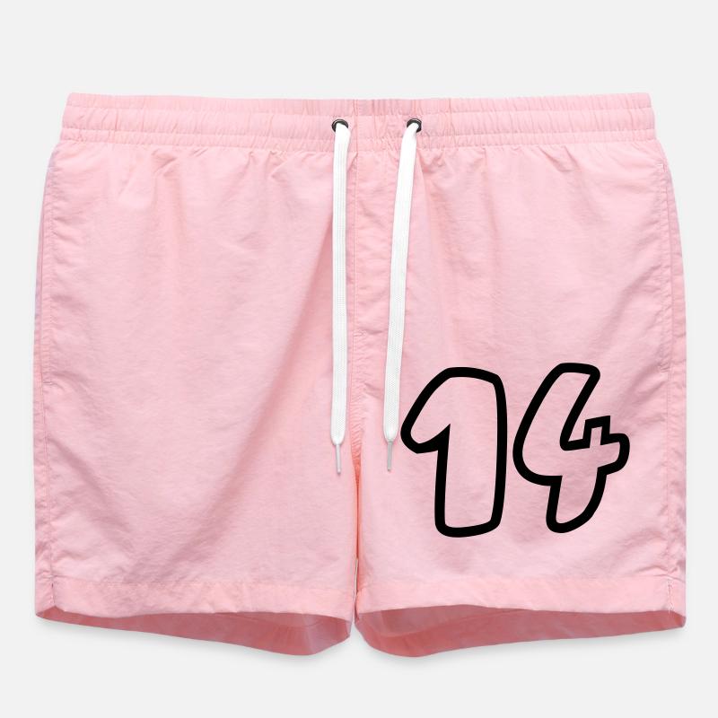 14 - Short de bain - rose