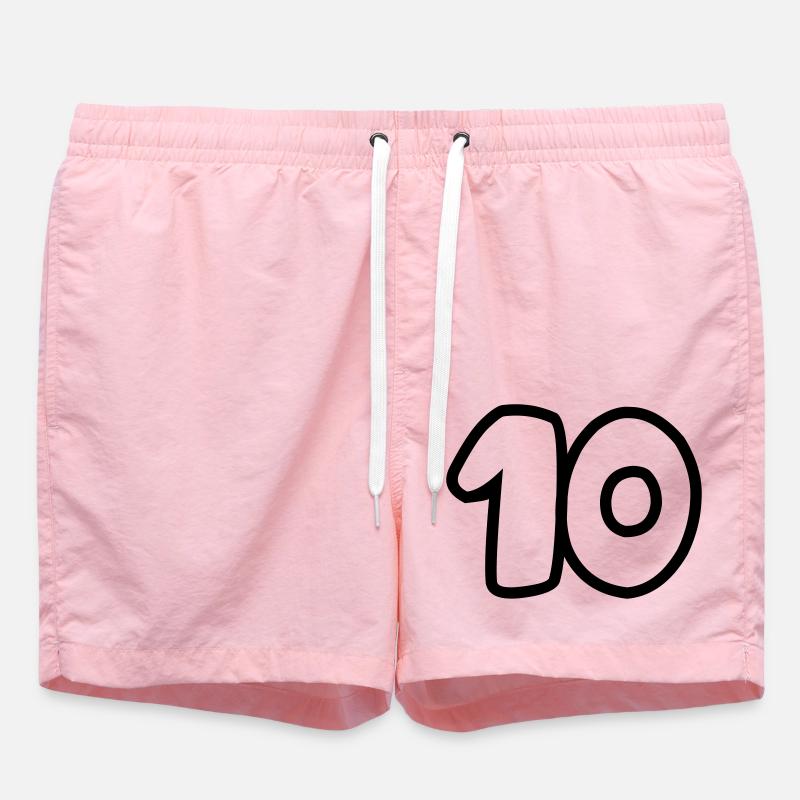 10 - Short de bain - rose
