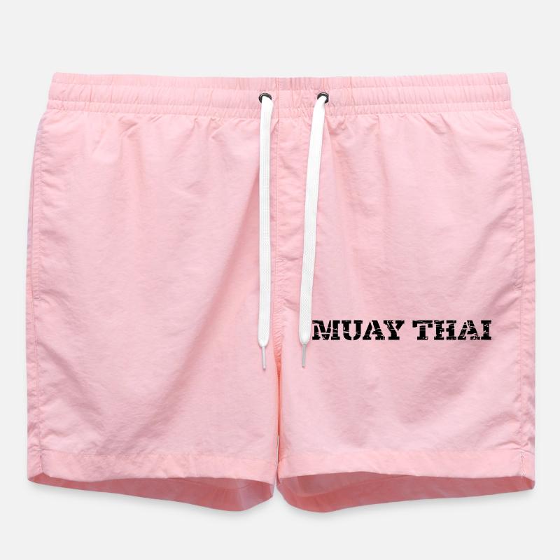 Muay Thai - Swim Trunks - pink