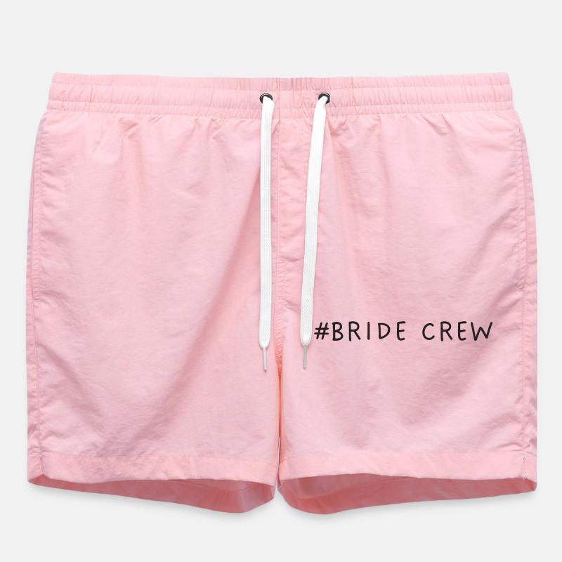 Bride Crew Hen Party Bride - Short de bain - rose
