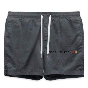 GDR Funny Saying Made in the GDR - Swim Trunks -  - Front