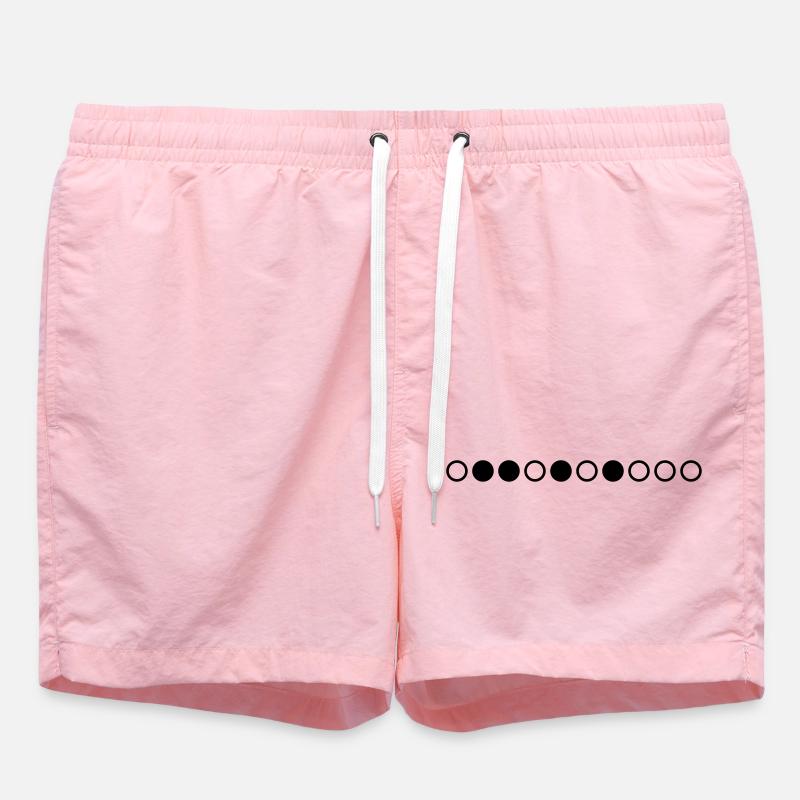 Conception ringard "nombres premiers" jusqu'à 10 - Short de bain - rose