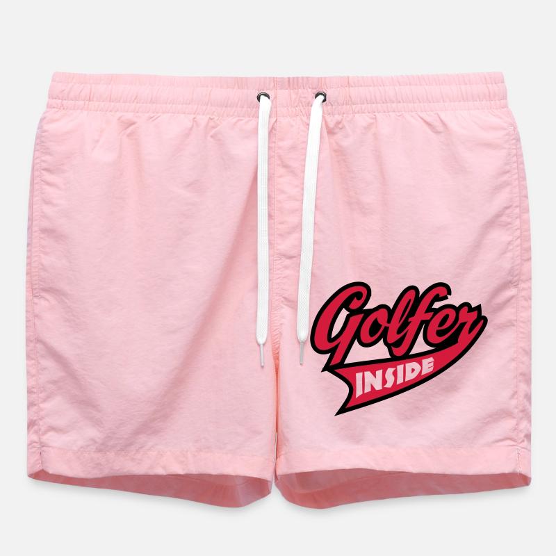 golf - Short de bain - rose